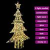 vidaXL Kerstboom met 160 LED Warmwit 150 cm PET