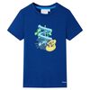 vidaXL Kindershirt 128 donkerblauw