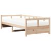 vidaXL Slaapbank met matras 80x200 cm massief grenenhout