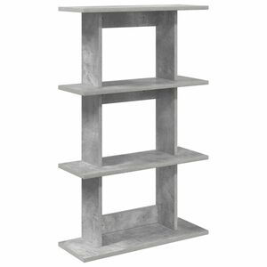 vidaXL Wandplank Muurmontage Betongrijs 56 x 20 x 90 cm Bewerkt hout