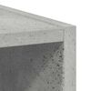 vidaXL Hangkast met opslag Beton Grijs 40 x 29,5 x 100 cm Bewerkt hout