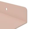 vidaXL Drijvende plank 4 pcs Roze 100 x 9 x 2,5 cm Staal