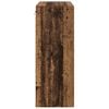 vidaXL Wandkast Oud Hout 69,5 x 34 x 90 cm Geengineerd Hout en Glas