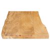 vidaXL Tafelblad met natuurlijke rand 100x40x3,8 cm massief mangohout
