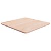 vidaXL Tafelblad vierkant 50x50x1,5 cm onbehandeld massief eikenhout