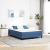 vidaXL Bedmatras met matras Blauw 140 x 200 cm Stof