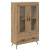 vidaXL Highboard Artisan Eiken 69,5 x 31 x 115 cm
