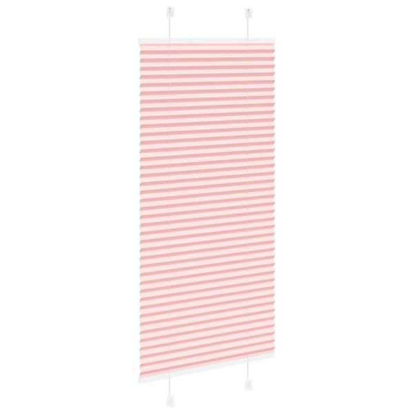 vidaXL Pliss&eacute; rolgordijn 65x100 cm stofbreedte 64,4 cm polyester roze