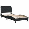 vidaXL Bedframe zonder matras fluweel zwart 90x190 cm