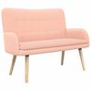 vidaXL 2-Zits Sofa Roze 115 x 61 x 87 cm Boucl&eacute;