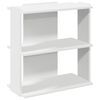 vidaXL Boekenkast 3-laags 60x30x60 cm bewerkt hout wit