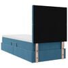 vidaXL Opslag bed met matras Donkerblauw 90 x 200 cm Fluweel
