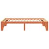 vidaXL Bedframe Bruin 90 x 200 cm Massief grenenhout