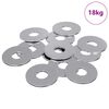 vidaXL Washers 9000 pcs Zilver IJzer