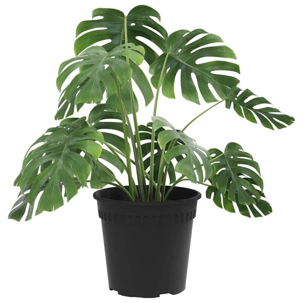 vidaXL Ronde Bloempot 6 pcs Zwart &Oslash; 17 x 14 cm Kunststof