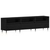 vidaXL TV-kast 150 x 30 x 44,5 cm Zwart Eiken Bewerkt hout
