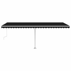 vidaXL Luifel vrijstaand automatisch 600x300 cm antracietkleurig