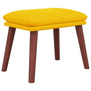 vidaXL Voetenbank 45x29,5x35 cm stof mosterdgeel
