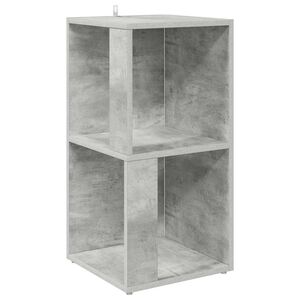 vidaXL Hoekkast 33x33x67 cm bewerkt hout betongrijs