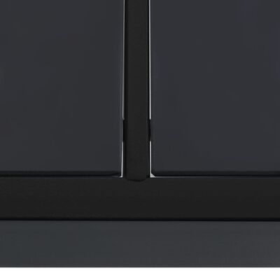 vidaXL Tuintafel 190x90x74 cm staal zwart