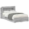 vidaXL Bedframe met opslag Grijs Sonoma 120 x 190 cm Bewerkt hout