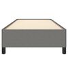 vidaXL Bedframe zonder matras 100x200 cm stof donkergrijs