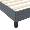 vidaXL Boxspringbed met matras Donkergrijs 200 x 220 cm Stof