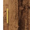vidaXL Dressoir 34,5x34x90 cm bewerkt hout oud houtkleurig
