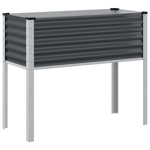 vidaXL Plantenbak Antraciet 100x45x90 cm Staal