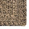 vidaXL Tapijt Naturel en zwart 80 x 400 cm Jute