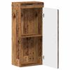 vidaXL Badkamer wandkast TULUM Oudhout 37 x 24,5 x 86 cm Bewerkt hout