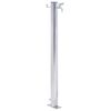 vidaXL Waterzuil rond 40 cm roestvrij staal