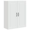 vidaXL Wandkast PORTO Wit 80 x 31 x 100 cm Bewerkt hout