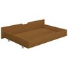vidaXL Bedframe met 4 lades massief grenenhout honingbruin 140x200 cm