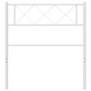 vidaXL Hoofdbord 90 cm metaal wit