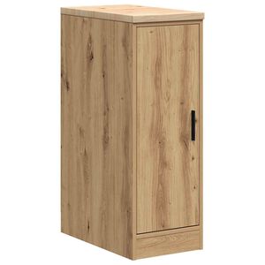 vidaXL Garagekast 30x51x85 cm massief grenenhout artisan eikenkleurig