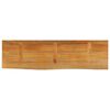 vidaXL Tafelblad met natuurlijke rand 120x20x3,8 cm massief mangohout