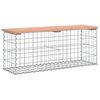 vidaXL Tuinbank schanskorfontwerp 103x31,5x42 cm massief douglashout