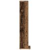vidaXL Cd-kast 21x20x88 cm bewerkt hout oud houtkleurig