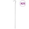 vidaXL Tentharingen 25 st &Oslash;4 mm 30 cm gegalvaniseerd staal