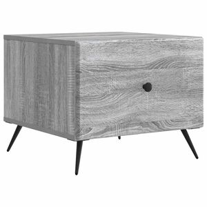 vidaXL Salontafel Grijs sonoma 49 x 50 x 40 cm Bewerkt hout
