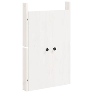 vidaXL Kastdeurtjes voor buitenkeuken MEPPEL 50x9x82 cm grenenhout wit