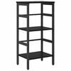vidaXL Boekenkast 2-laags 40 x 29,5 x 81 cm Bewerkt hout Zwart Eiken