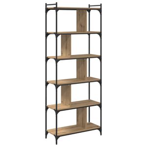 vidaXL Boekenkast 5-laags 76 x 32 x 192 cm Bewerkt hout