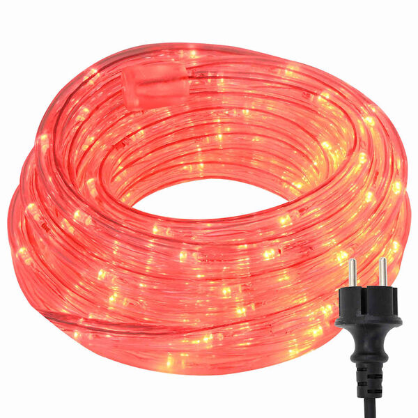 vidaXL Touwenlicht met 480 LED Rood 20 m PVC