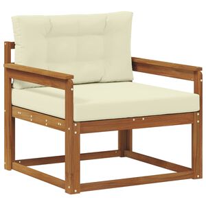 vidaXL Buiten Midden Sofa Naturel