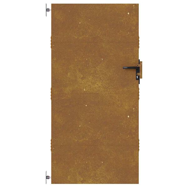 vidaXL Poort 85x200 cm cortenstaal