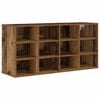 vidaXL Schoenenkast 103 x 30 x 51 cm Bewerkt hout Oudhout