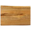 vidaXL Tafelblad met natuurlijke rand 70x40x3,8 cm massief mangohout