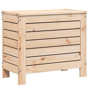 vidaXL Tuinvoetenbank 62x31,5x52 cm massief grenenhout